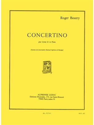 BOUTRY R. - CONCERTINO -