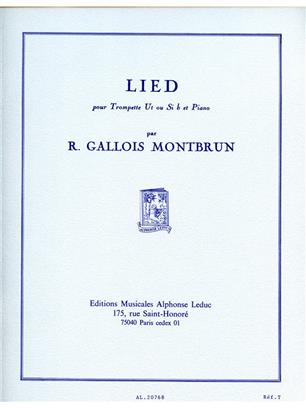 GALLOIS MONTBRUN R. - LIED -