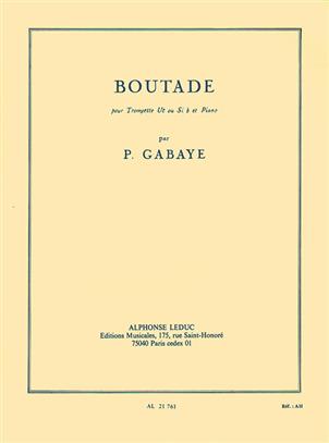GABAYE P. - BOUTADE -