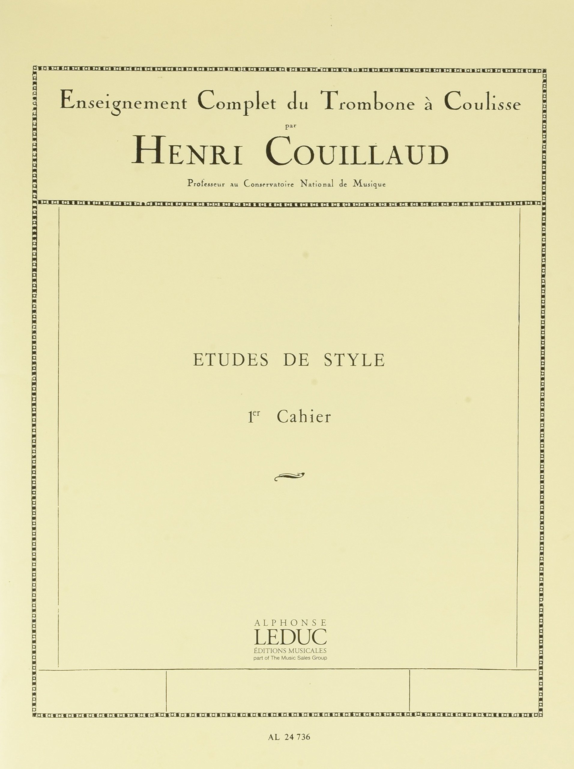 COUILLAUD H. - ESTUDIOS ESTILO BORDOGNI V.1 -