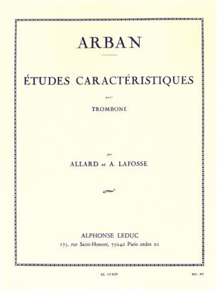 ARBAN J.B. - ESTUDIOS CARACTERISTICOS -TROMBON