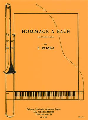 BOZZA E. - HOMENAJE A BACH