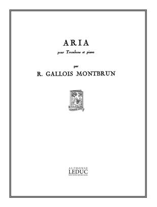 GALLOIS MONTBRUN R. - ARIA -