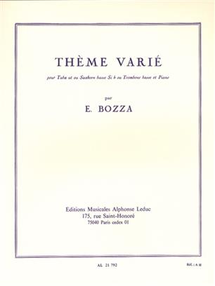 BOZZA E. - TEMA VARIADO -