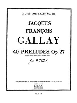 GALLAY J.F. - PRELUDIOS (40) -