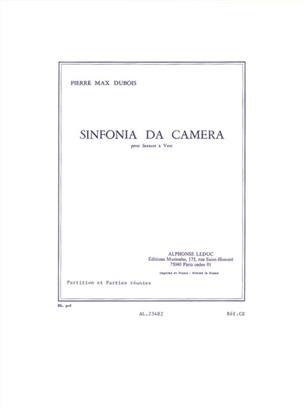 DUBOIS P.M. - SINFONIA DA CAMERA (SC+PT) -