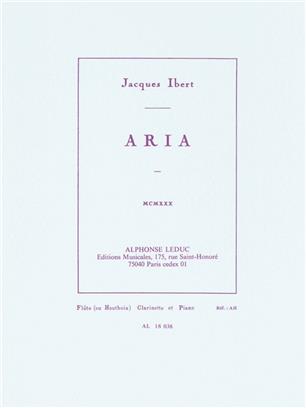 IBERT J. - ARIA (SC+PT)           V(FL)(OB)/VC(CL)P -