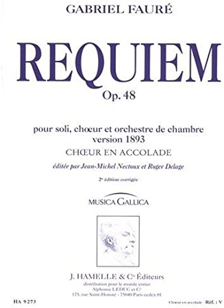 FAURE G. - REQUIEM (1893) - OP.48