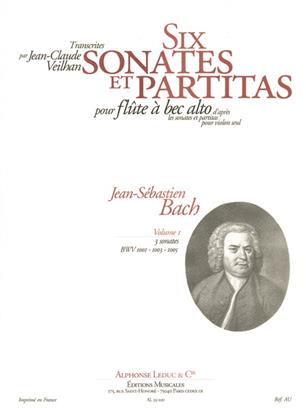 BACH J.S. - SONATAS Y PARTITAS V.1 (6) - BWV.1001/3/5