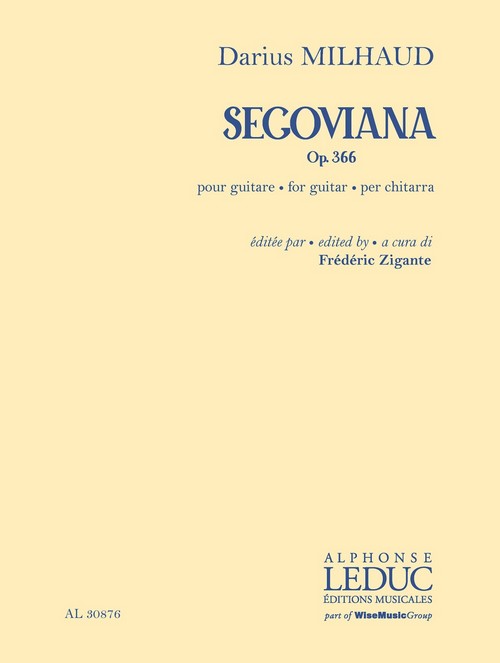 MILHAUD D - SEGOVIANA