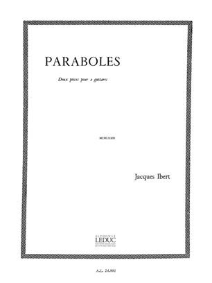 IBERT J. - PARABOLES -