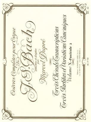 BACH J.S. - OBRA V.10 Nº2 -