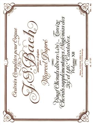 BACH J.S. - OBRA V.12 -