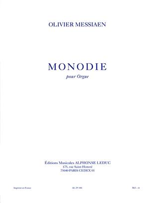 MESSIAEN O. - MONODIE -