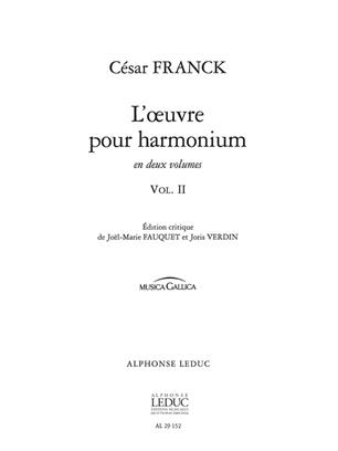 FRANCK C. - OBRA PARA ARMONIO V.2 -