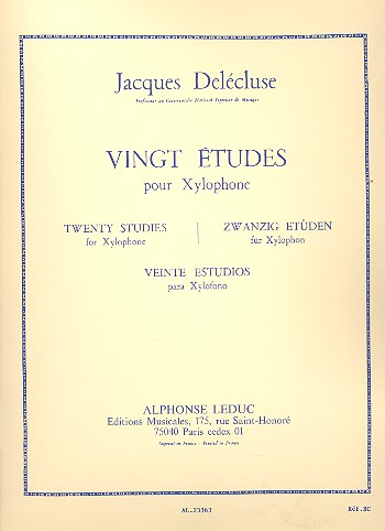 DELECLUSE J. - ESTUDIOS (20) -XILÓFONO