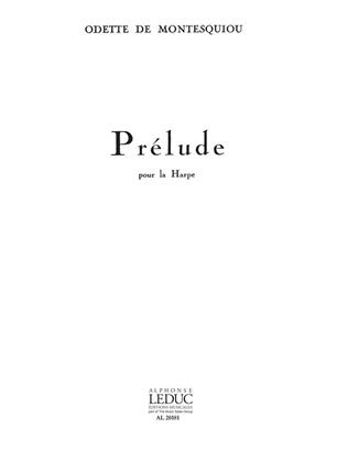 MONTESQUIOU - PRELUDE -