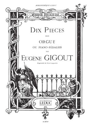 GIGOUT E - PIEZAS (10) ORGANO