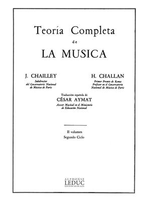 CHAILLEY-CHALLAN - TEORIA MUSICA V.2 (ESPAÑOL) -