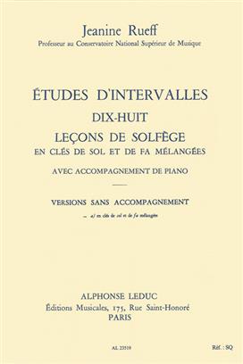 RUEFF J. - ESTUDIOS DE INTERVALOS (18) (SA) -