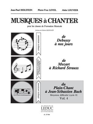 LEVEL - MUSIQUES A CHANTER V.4 -CICLO 2 (MEDIANA DIFICULTAD)