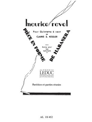 RAVEL M. - PIEZA EN FORMA DE HABANERA (SC+PT) -