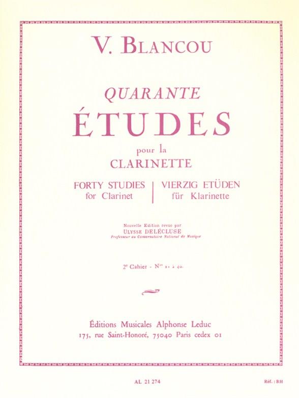BLANCOU V. - ESTUDIOS V.2 (40) -
