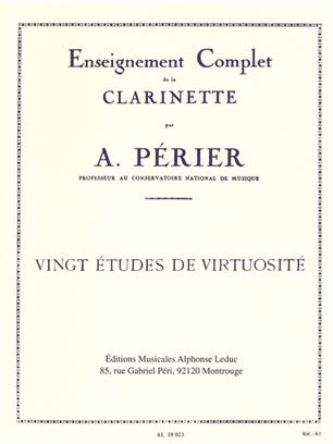 PERIER A. - ESTUDIOS DE VIRTUOSIDAD (20) -