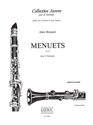 BONNARD A. - MINUETOS (SC+PP) - OP.20