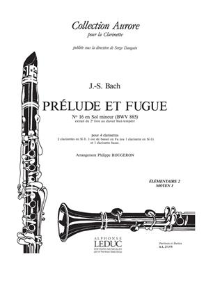 BACH J.S. - PRELUDIO Y FUGA Nº16 SOL M - BWV.885