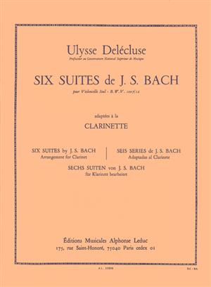 BACH J.S. - SUITES (6) ORIGINALES PARA CELLO -VERSION CLARINETE