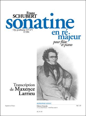 SCHUBERT F. - SONATINA RE M D.384 - OP.137 Nº1