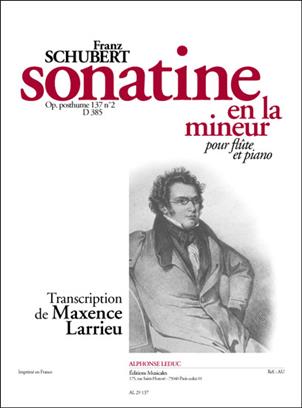 SCHUBERT F. - SONATINA LA m D.385 - OP.137 Nº2