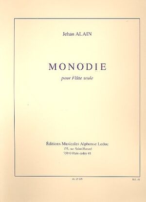 ALAIN J. - MONODIE -