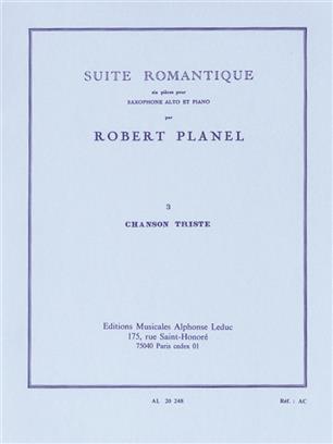 PLANEL R. - CANCION TRISTE DE SUITE ROMANTICA - (SAXO/P)