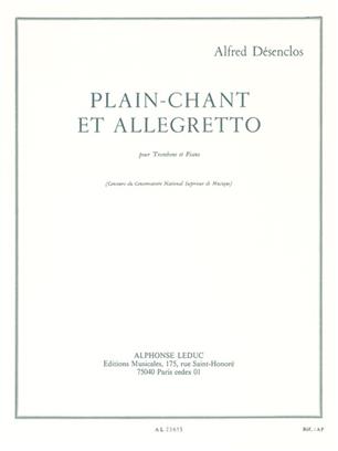 DESENCLOS A. - PLAINT CHANT ET ALLEGRETTO -