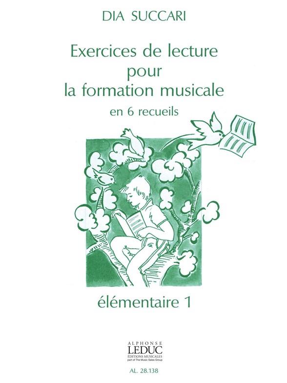 DIA SUCCARI.- Excercices de lecture pour la formation musicale- VOL.5  Elementaire 1
