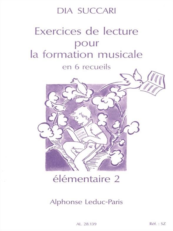 DIA SUCCARI.- Exercices De Lecture Pour La Formation Musicale- VOL.6  Elementaire 2