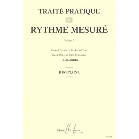 FONTAINE F. - TRAITE DU RYTHMR MRSURE V.2 -