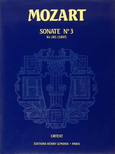 MOZART - Sonate n° 3 KV281  (PIANO)