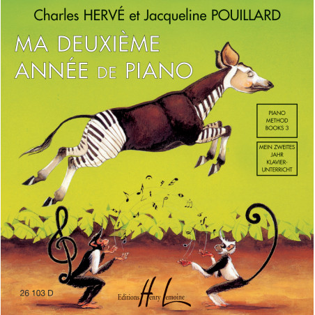 HERVE/POUILLARD - MI SEGUNDO AÑO DE PIANO BOOK 3(SOLO CD)