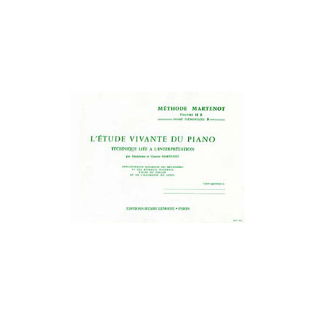 G. - ETUDE VIVANTE V.2 ELEMENTAIRE B -