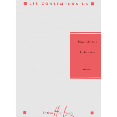 PAUSET B. - CANONES (3) -