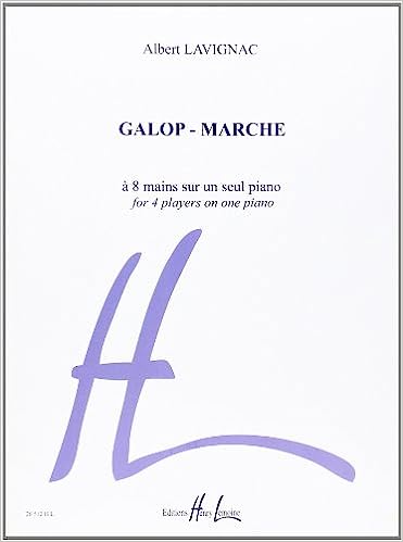 LAVIGNAC A. - GALOP MARCHA A PIANO 8 MANOS