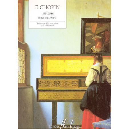 CHOPIN F. - ESTUDIO OP.10 Nº 3 TRISTESSE PIANO FACIL.ARR.HEUMANN