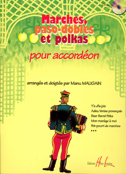 MAUGAIN- MARCHAS PASODOBLES Y POLKAS +CD (ACORDEON)