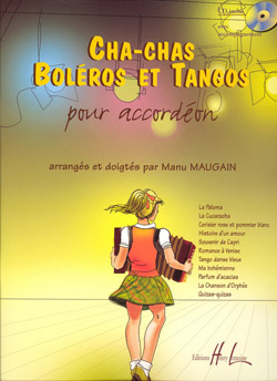 MAUGAIN M. -  - BOLEROS TANGOS Y CHA-CHAS +CD  (ACORDEON )