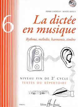 CHEPELOV/MENUT - DICTEE EN MUSIQUE Vº6+CD