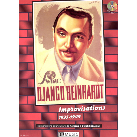 REINHARDT D. - IMPROVISATIONS 1935/49 SWING (TABLATURA) +CD