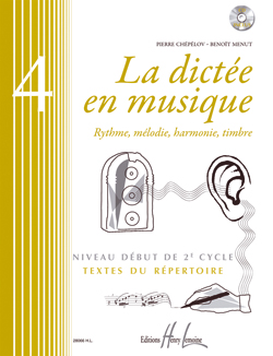 CHEPELOV/MENUT - DICTEE EN MUSIQUE Vº4+CD